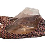 Lucky Brand Echo Ikat Geometric Corset Lacing Ballet Slip On Flats Womens 11 Photo 4
