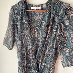 Veronica Beard  Floral Print Surplice Dress 100% Silk! Size 2 Photo 0