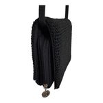 The Sak  Crochet Knot Crossbody Trifold Wallet (with Removable Strap) Black Photo 3