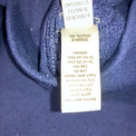 Athleta ‎ Sweatshirt Women Small Funnel Neck Wool Blend Blue Pullover Thumb Holes Photo 13