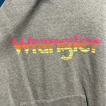Wrangler  TURQUOISE AND GRAY HOODED SWEATSHIRT Photo 1