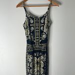 eci jumpsuit. Size XS. Light and airy. Black and yellow. Long length. Black Photo 1