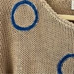Vintage Nautical Maori Bee embroidered knit sweater size M Circa 1980s Tan Size M Photo 5