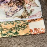 Anthropologie  Pilcro Floral Patchwork Notched V-Neck Pullover Purple Medium Photo 9