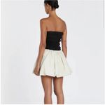 Dissh Stevie Black And Stone Strapless Bubble Skirt Mini‎ Dress size 10 Tan Photo 1