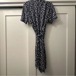 Lilly Pulitzer Downie Blue and White Citrus Fruit Wrap Dress 100% Silk Size 14 Photo 6