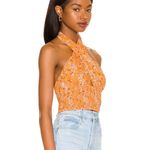 Line and Dot Christy Halter Top in Orange Multi
 (New with Tags) Size M Photo 1