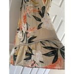 Patrons of Peace  Women's Large Tan Floral‎ Maxi Skirt High Slit Boho Photo 2