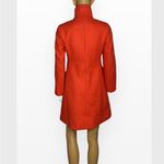 J.Crew  Petite Wool Blend Coral/Pink Lady Day Coat - Stand Collar - Size 0P Photo 4