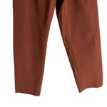 Rachel Comey  Rust Brown Belted Pleated Straight Leg High Rise Pants Size 00 Photo 5