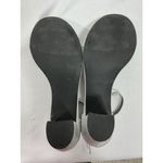 Womans Dobolin Slipon Formal Strappy Sandal Eu 40.5 Us 9.5/10 Silver Open Toe Photo 6