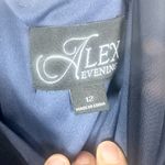 Alex Evenings Camille Cowl Neck Gown Size 12 NEW Navy Embellished Wedding Guest Photo 11