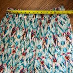 ZARA  | IKAT Colorful Metallic Gold Details Abstract Print Pants Size M Photo 12
