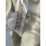 ZARA White Crewneck Sweatshirt Rhinestone Beaded, size small Photo 4