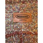 Missoni RARE Vintage Knit Sweater Blazer Shacket Orange Tag Size 52 (US 16) Photo 5