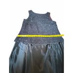 Navy Sparkle and Satin Gown Photo 4