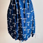 Escapada  Size S Anchor print drawstring waist summer Dress Photo 2