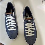 Keds Chambray Blue and White Casual Sneakers Size 8 Photo 1