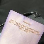 Marciano Womens Princess Seam Pleated Skirt Cotton Stretch Shiny Black Size 2 Photo 3