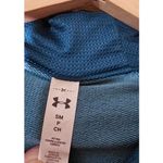Under Armour  Jacket Womens Size Small‎ Teal Blue Fitted Hooded Full Zip Athletic Photo 3