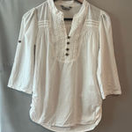 Chloé Chloe White Pintuck Blouse Photo 0