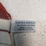 Laura Ashley Red Floral Sheer Chiffon Scarf Wrap Photo 2