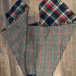 Boutique Reversible plaid and houndstooth patterned poncho Photo 1