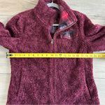 Pendleton Burgundy Full Zip High Neck Sherpa Jacket S Photo 6
