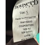 House Of CB Olivia Vegan Leather Mini Dress Bitter Chocolate Rosette Small Photo 5