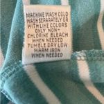 Hasting & Smith Hasting ‎ & Smith Women Cotton Top 2X Green Striped Short Sleeve Casual Relaxed Photo 7