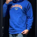 Vintage Heavyweight Florida Embroidered Hoodie Blue Size L Photo 0