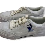 Disney  Mickey Mouse White Canvas Lace Up Sneakers Photo 1