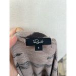 Rails  Ren Beige & Black Watercolor Tiger Stripe Maxi T-Shirt Dress Photo 4