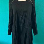 Sézane Madewell x Sezane Thelma Shift Dress Black Mini Textured Size 2 Photo 0