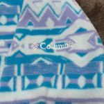 Columbia  Glacial IV Womens S Print Half Zip Fleece Pullover Serenity 80s Stripe Photo 7