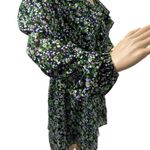 Influence Chiffon Floral Dress Womens US Sz 8 Garden Fairy Flowy Mini Sheer New Green Photo 2