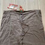 Johnny Was NEW GREY WIDE LEG LINEN PANTS SZ MEDIUM Photo 1