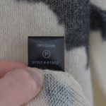 Skull Cashmere  100% Cashmere Tie Dye Pullover Sweater Ivory and Grey Women's M Photo 7