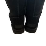 UGG Classic Short II Black Suede Shearling Boots Size 7 Photo 7