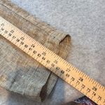 Chico's Minimalist Lagenlook Button Front Shirt Womens 1 M 8 Tan Linen Pockets Photo 14