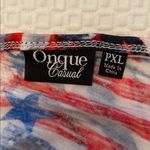 Women’s Onque Casuals Patriotic Top Size PXL perfect for July 4th celebration Photo 6