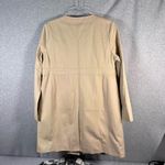 Babystyle Maternity Khaki Trench Coat Jacket Size S NWT Tan Photo 4