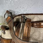 Kathy Van Zeeland Kathy Van Zealand Brown & Cream Satchel Bag Photo 9