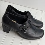 Thom McAn Clover Black Leather Wingtip Double Photo 0