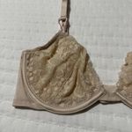 Victoria's Secret Victoria’s Secret 34D Unlined Demi Underwire Bra Nude Lace With Pink Accent Photo 8