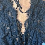 Black Lace Lingerie Bodysuit Photo 1