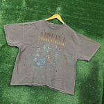 Urban Outfitters Nirvana MTV Unplugged in New York Grunge Band Distressed T-shirt Size One Size Photo 2