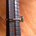 Green Chrome Diopside And White Zircon Sterling Silver Ring (Size 9) Photo 3