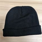 Disney  Vintage Blacked Out Mickey Ears Embroidered Beanie Toque Winter Hat Photo 1