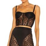 LaQuan Smith for FWRD Lace Bustier Top in Black XSmall New Womens Camisole Tank Photo 0